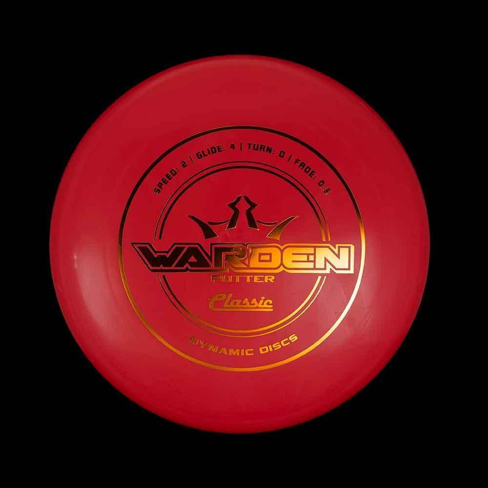 Unstamped - Red (Orange Foil) Classic Dynamic Discs Warden - Skyline Disc Golf