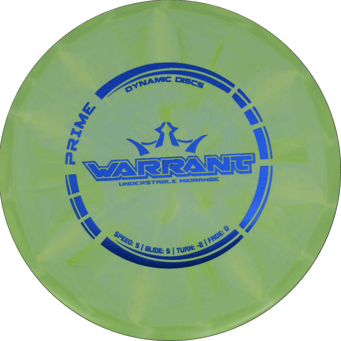 Dynamic Discs Warrant - Prime Burst / 174g - Green Burst (Blue Foil) - Skyline Disc Golf