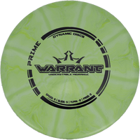 177g - Green Burst (Black) Prime Burst Dynamic Discs Warrant - Skyline Disc Golf