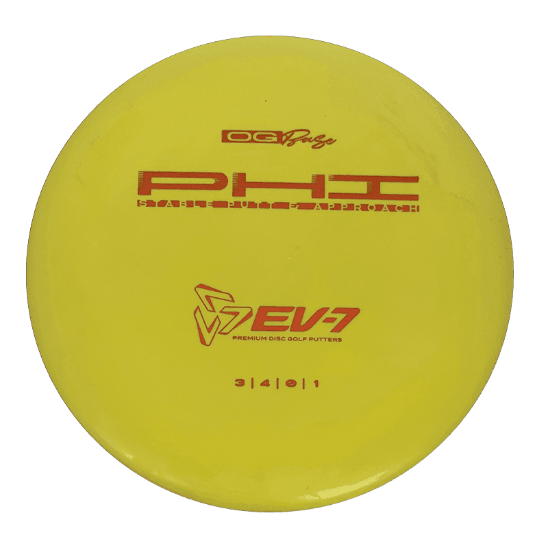 172g - Yellow (Red) OG Base EV - 7 Phi - Skyline Disc Golf