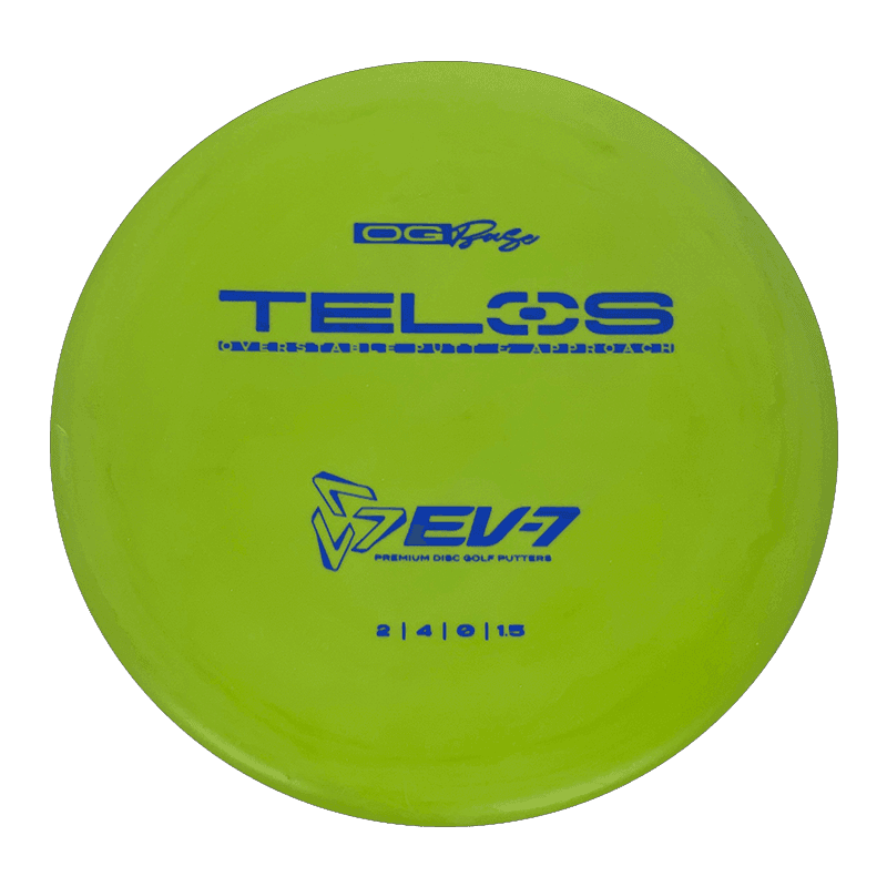 173g - Lime Green (Blue Foil) OG Base EV - 7 Telos - Skyline Disc Golf