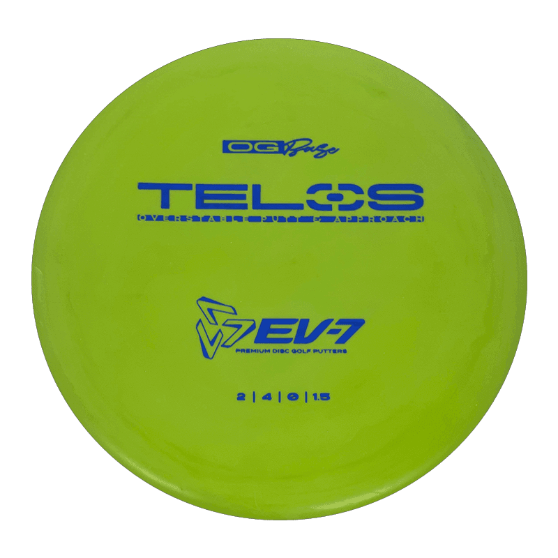 EV-7 Telos EV-7 Telos - OG Base / 173g - Lime Green (Blue Foil) - Skyline Disc Golf