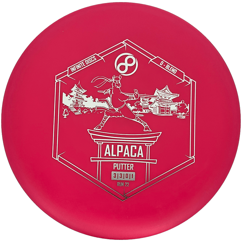 Infinite Discs Alpaca Infinite Discs Alpaca - D-Blend / 175g - Pink (Silver) - Skyline Disc Golf