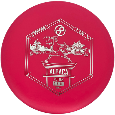 Infinite Discs Alpaca Infinite Discs Alpaca - D-Blend / 175g - Pink (Silver) - Skyline Disc Golf