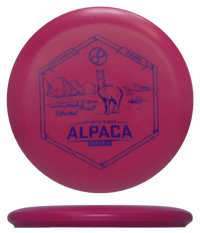 Infinite Discs Alpaca - D-Blend / 175g - Red (Navy Blue) - Skyline Disc Golf