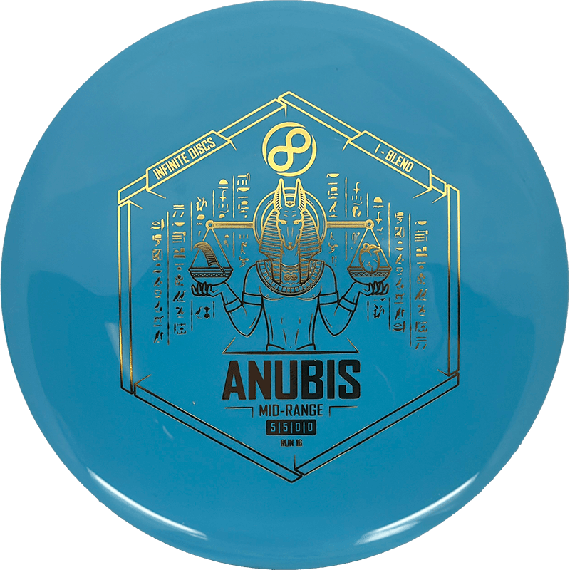 Infinite Discs Anubis Infinite Discs Anubis - I-Blend / 180g - Sky Blue (Gold) - Skyline Disc Golf