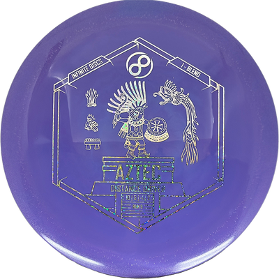 Infinite Discs Aztec Infinite Discs Aztec - I-Blend / 172g - Blue-ish Purple (Silver Shatter) - Skyline Disc Golf