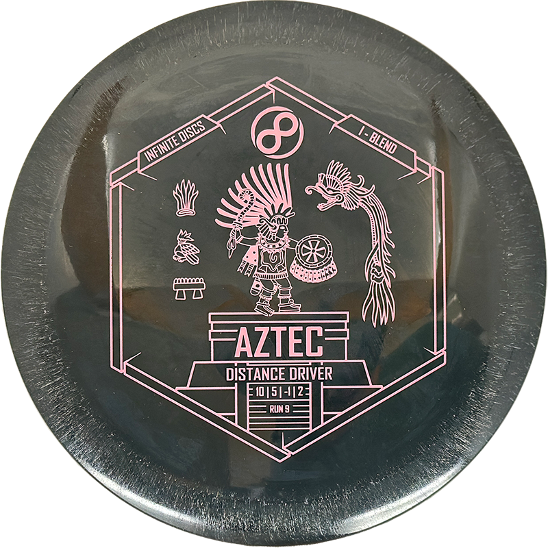 Infinite Discs Aztec Infinite Discs Aztec - I-Blend / 172g - Black (Pink) - Skyline Disc Golf