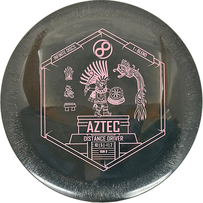 Infinite Discs Aztec Infinite Discs Aztec - I-Blend / 172g - Black (Pink) - Skyline Disc Golf