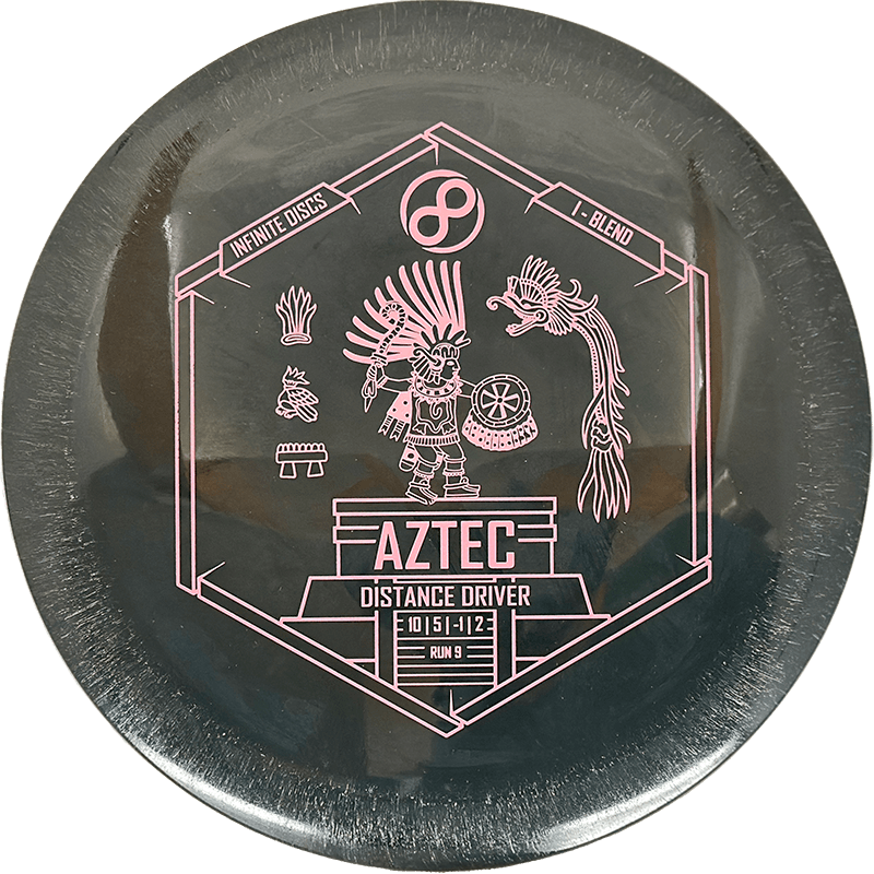 Infinite Discs Aztec Infinite Discs Aztec - I-Blend / 172g - Black (Pink) - Skyline Disc Golf