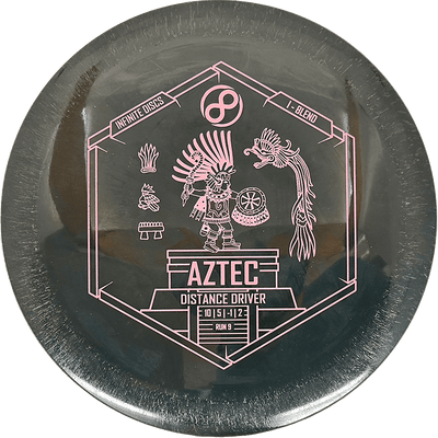 Infinite Discs Aztec Infinite Discs Aztec - I-Blend / 172g - Black (Pink) - Skyline Disc Golf