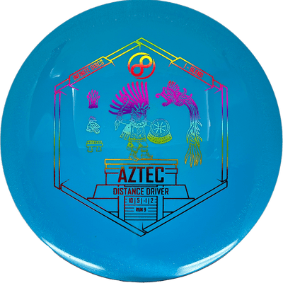 Infinite Discs Aztec Infinite Discs Aztec - I-Blend / 172g - Sky Blue (Rainbow Foil) - Skyline Disc Golf