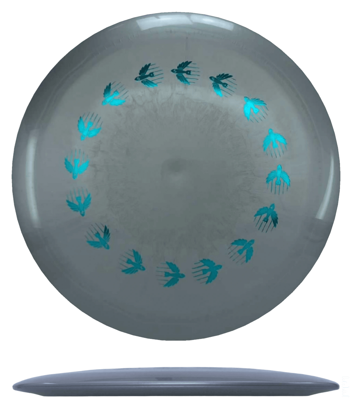 173 - 75g - Silver (Blue Green Foil) *195* G - Blend Infinite Discs Aztec - Skyline Disc Golf