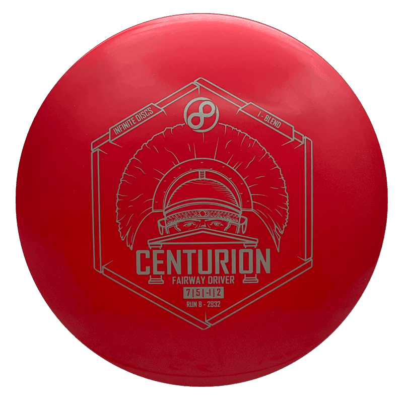 Infinite Discs Centurion Infinite Discs Centurion - I-Blend / 173-75g - Red (Gray) - Skyline Disc Golf