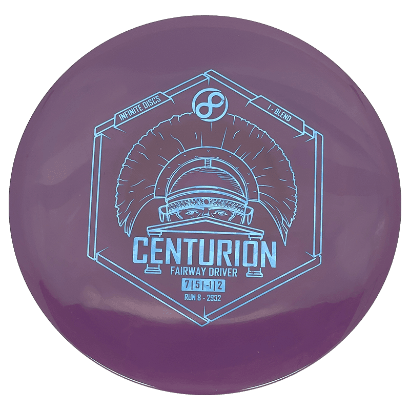 Infinite Discs Centurion - I-Blend / 161g - Purple (Blue Shatter) - Skyline Disc Golf