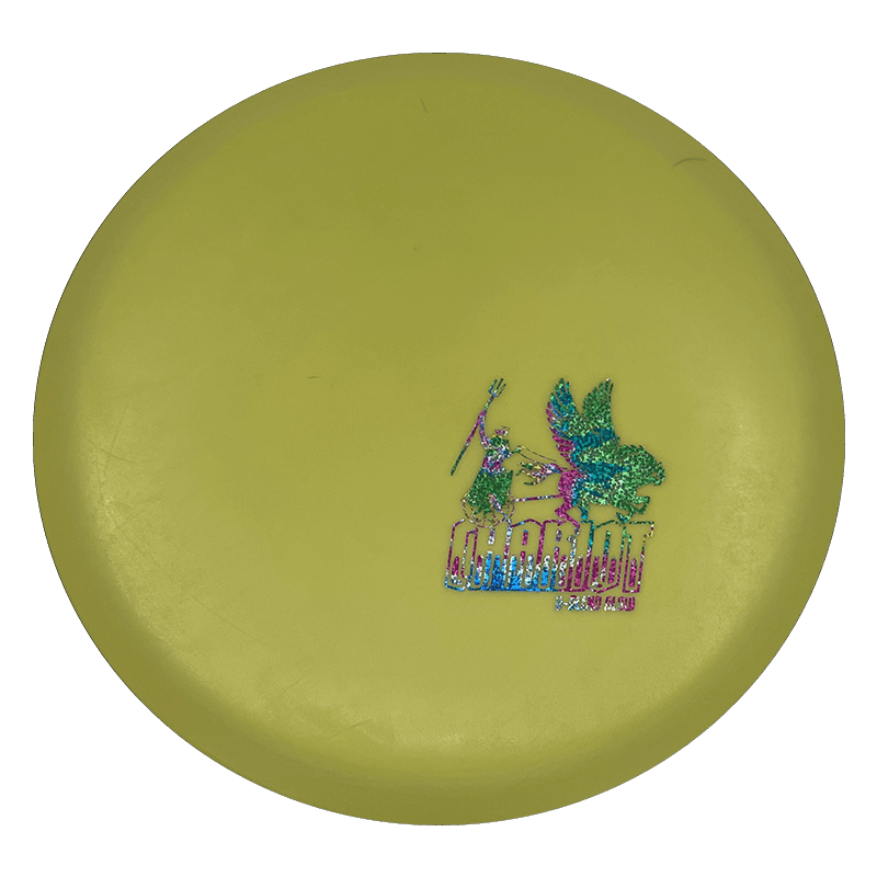 Infinite Discs Chariot Infinite Discs Chariot - D-Blend Glow / 180g - Yellow (Rainbow Glitter) - Skyline Disc Golf