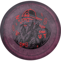 Infinite Discs Czar - Swirly S-Blend / 173-75g - Maroon (Black/Red - Ivan the Turtle) - Skyline Disc Golf