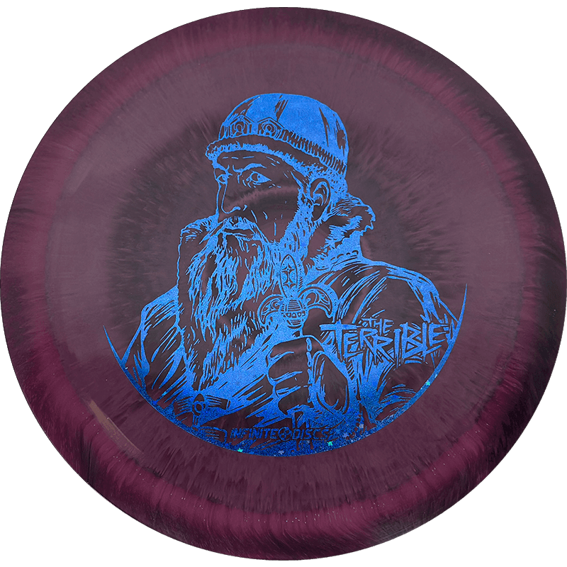 Infinite Discs Czar - Swirly S-Blend / 173-75g - Pink/Charcoal (Blue Chrome - Ivan the Terrible) - Skyline Disc Golf