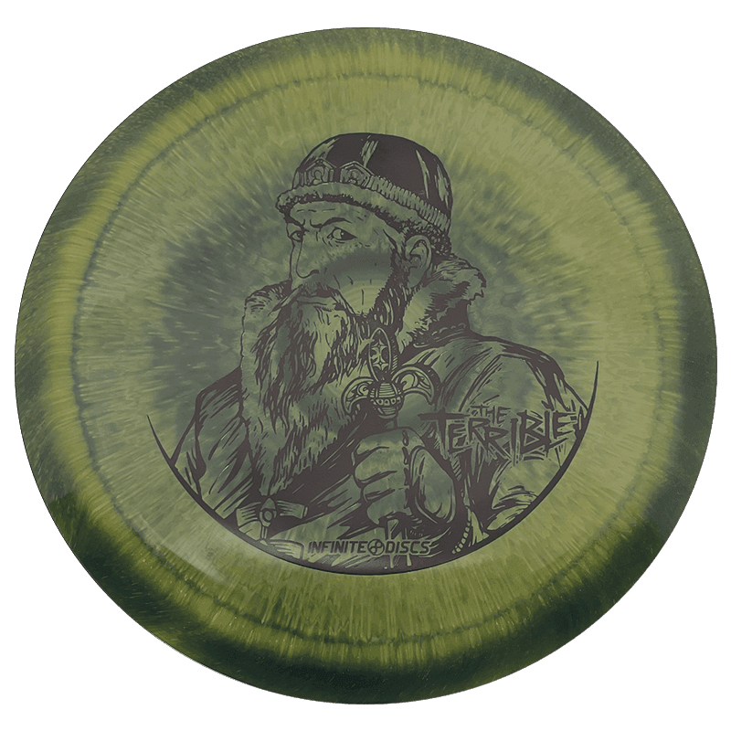 Infinite Discs Czar - Swirly S-Blend / 173-75g - Dark Green Swirl (Black/Gold - Ivan the Terrible)