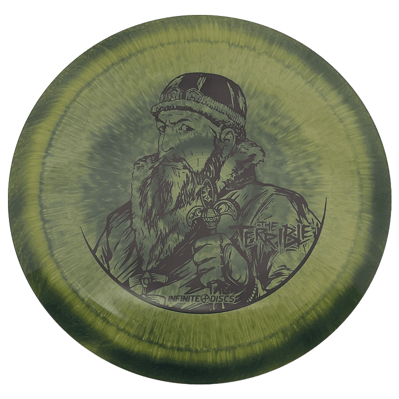 Infinite Discs Czar Infinite Discs Czar - Swirly S-Blend / 173-75g - Dark Green Swirl (Black/Gold - Ivan the Terrible) - Skyline Disc Golf