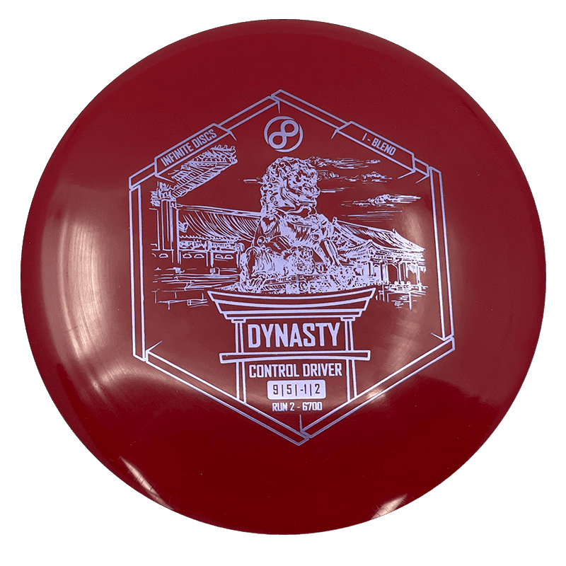 Infinite Discs Dynasty - I-Blend / 170g - Dark Red (Lavender) - Skyline Disc Golf