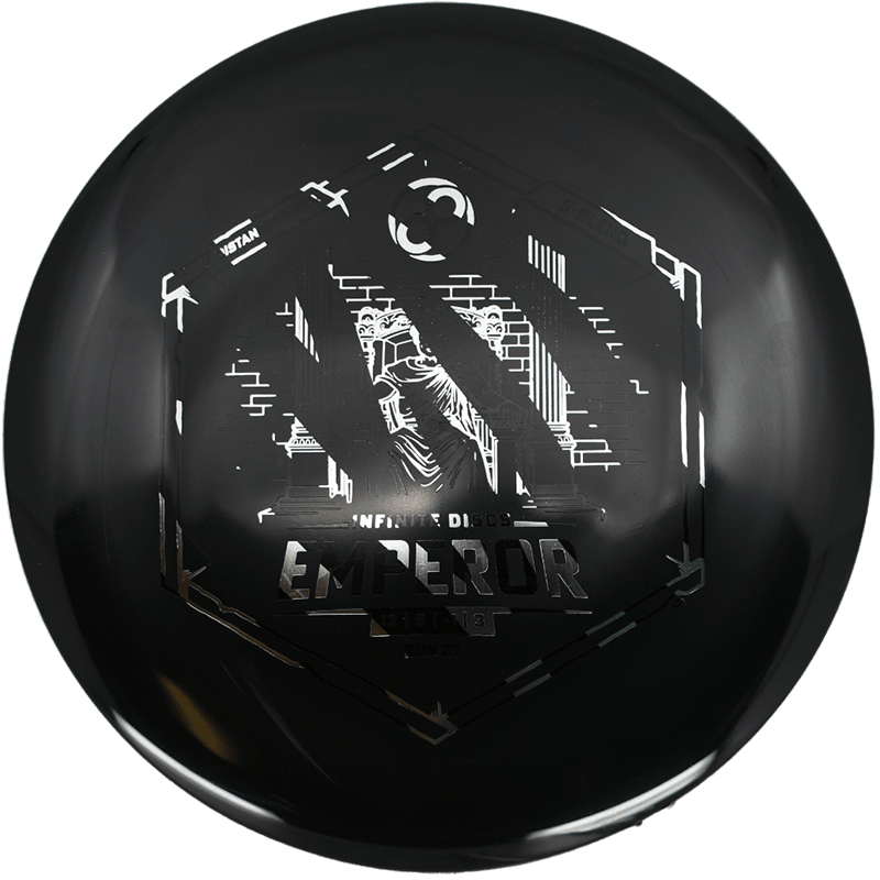 173 - 75g - Black (Black/Silver Foil) S - Blend Infinite Discs Emperor - Skyline Disc Golf