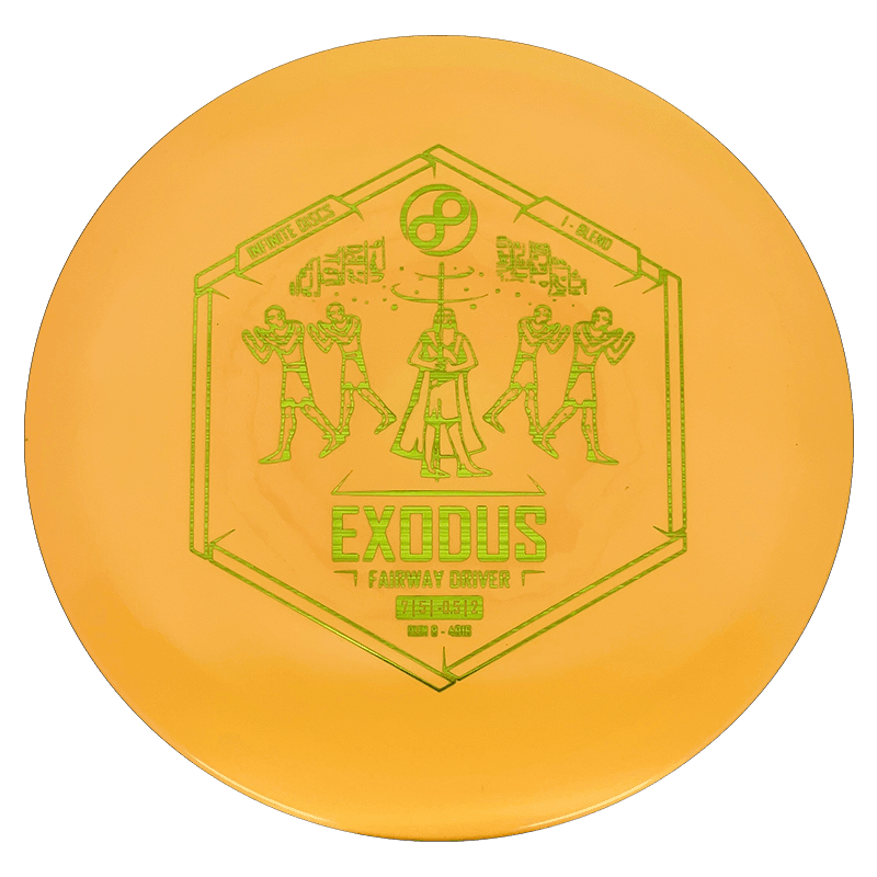 Infinite Discs Exodus Infinite Discs Exodus - I-Blend / 167g - Yellow Orange (Scratched Green) - Skyline Disc Golf