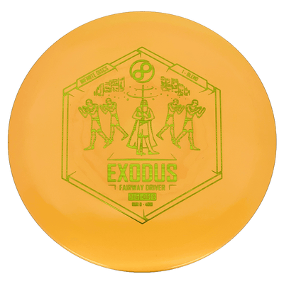 Infinite Discs Exodus Infinite Discs Exodus - I-Blend / 167g - Yellow Orange (Scratched Green) - Skyline Disc Golf