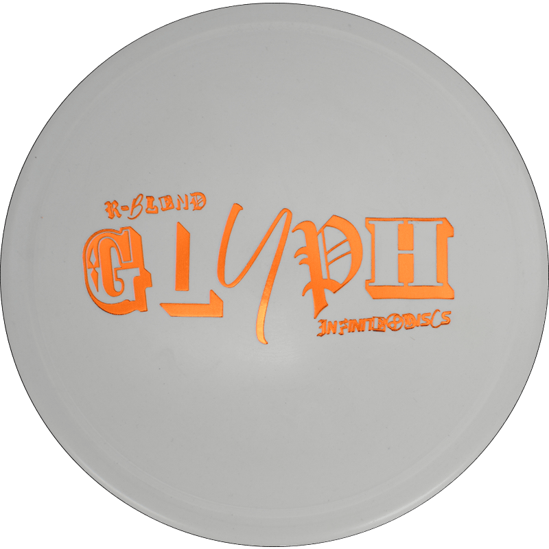 Infinite Discs Glyph - R-Blend / 175g - White (Orange Foil)