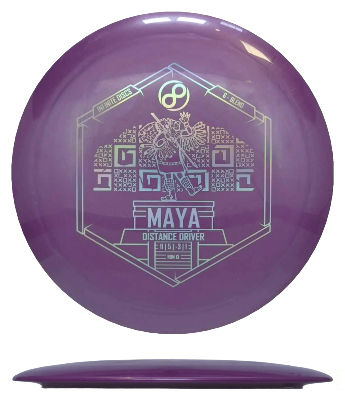 Infinite Discs Maya - G-Blend / 164g - Violet (Chrome) *038* - Skyline Disc Golf