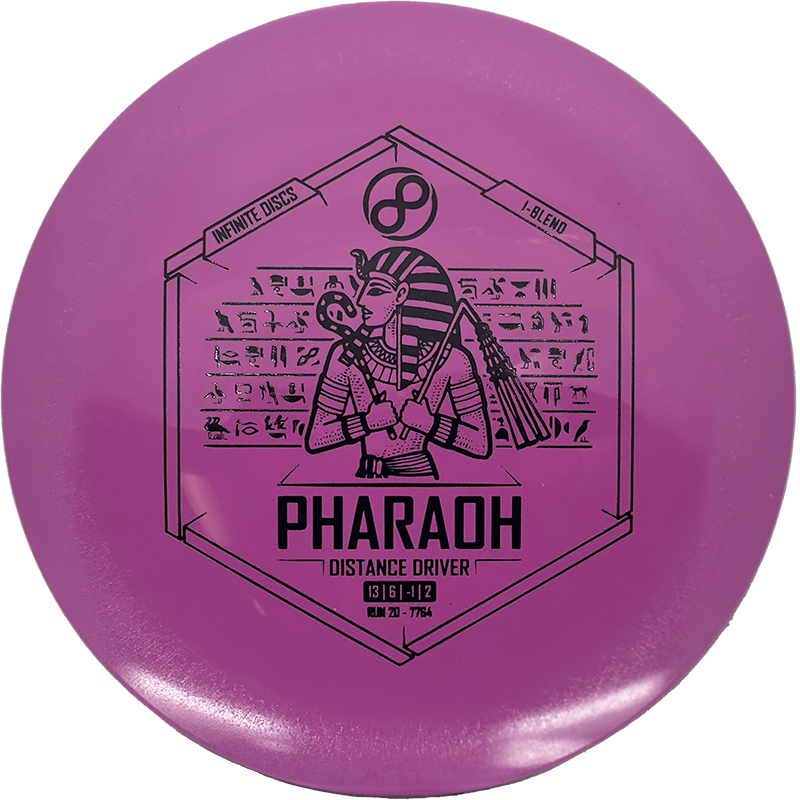 Infinite Discs Pharaoh Infinite Discs Pharaoh - I-Blend / 173-75g - Pink (Black) - Skyline Disc Golf