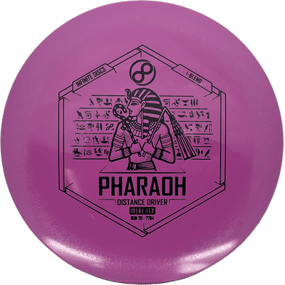 Infinite Discs Pharaoh Infinite Discs Pharaoh - I-Blend / 173-75g - Pink (Black) - Skyline Disc Golf