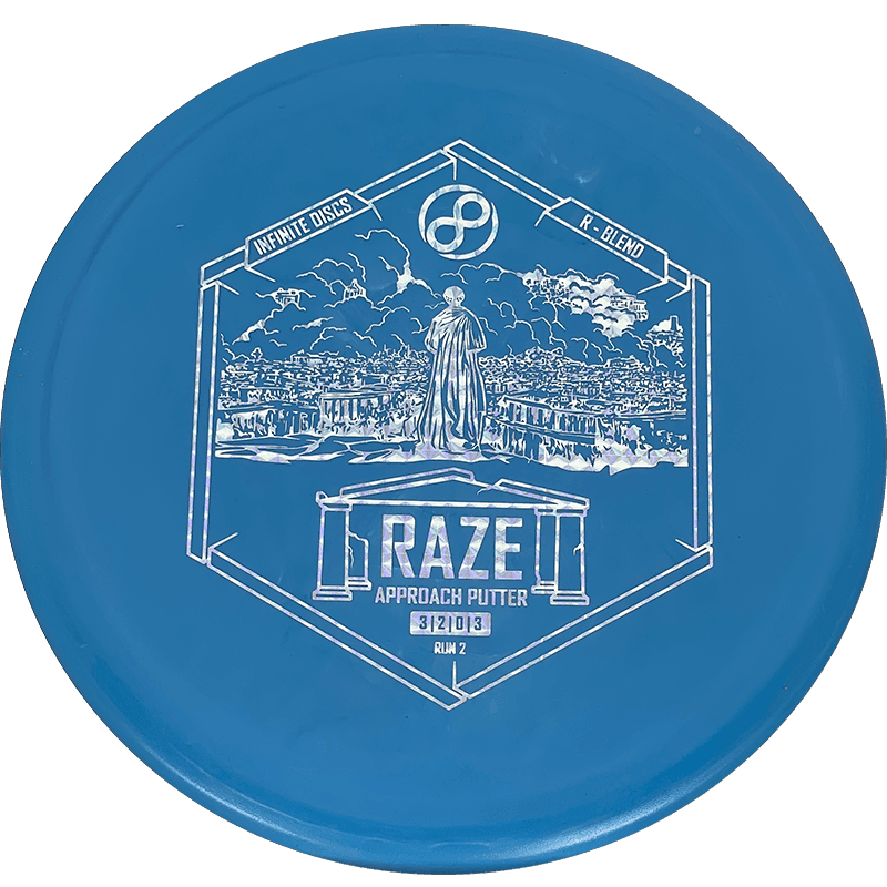 Infinite Discs Raze - R-Blend / 169g - Blue (Kaleidoscope) - Skyline Disc Golf