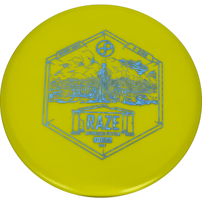 Infinite Discs Raze Infinite Discs Raze - R-Blend / 171g - Yellow (Blue Shatter) - Skyline Disc Golf