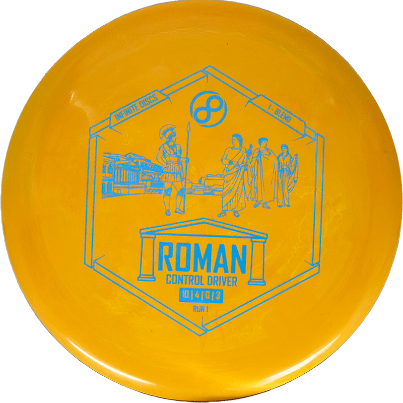 Infinite Discs Roman Infinite Discs Roman - I-Blend / 168g - Yellow Orange (Gray) - Skyline Disc Golf