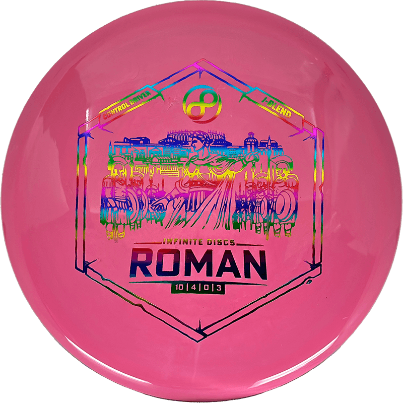 Infinite Discs Roman Infinite Discs Roman - I-Blend / 169g - Rose Pink (Rainbow) - Skyline Disc Golf