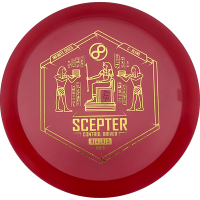 Infinite Discs Scepter Infinite Discs Scepter - C-Blend / 173-75g - Brick Red (Gold) - Skyline Disc Golf