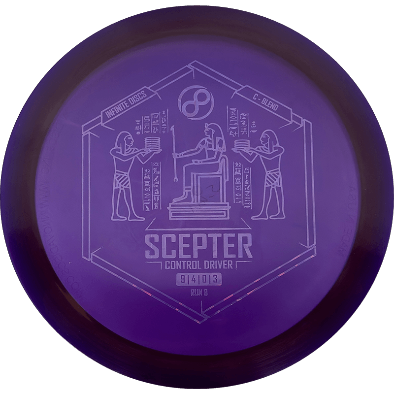 Infinite Discs Scepter Infinite Discs Scepter - C-Blend / 173-75g - Grape (Ghost) - Skyline Disc Golf