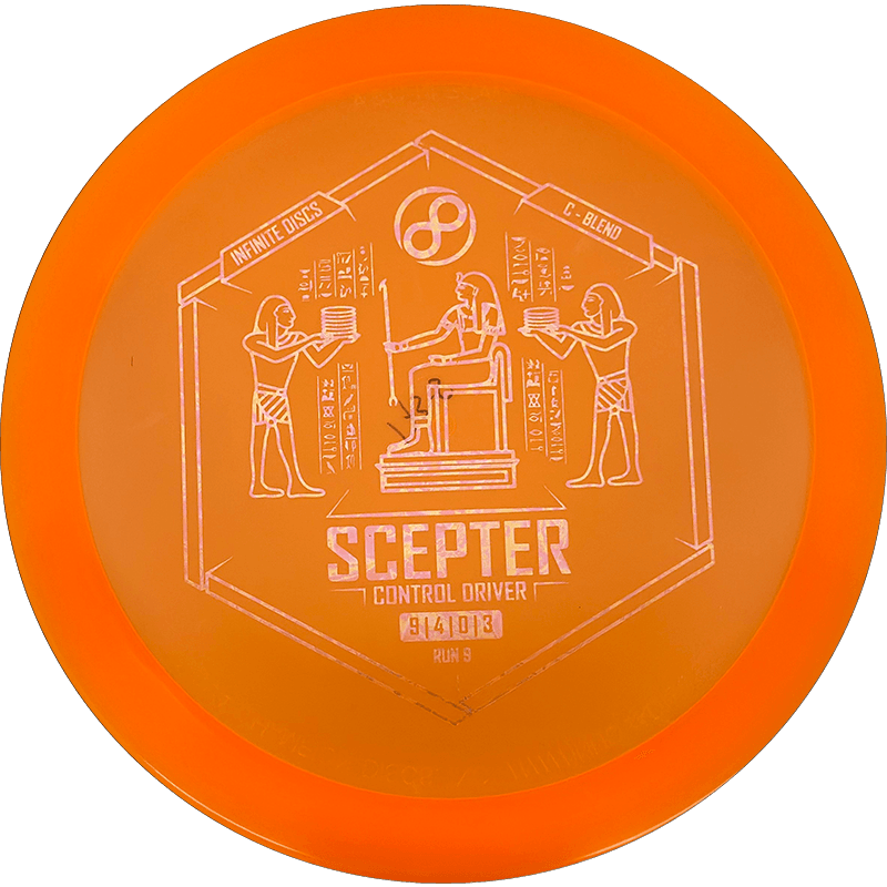 Infinite Discs Scepter Infinite Discs Scepter - C-Blend / 173-75g - Orange (Ghost) - Skyline Disc Golf