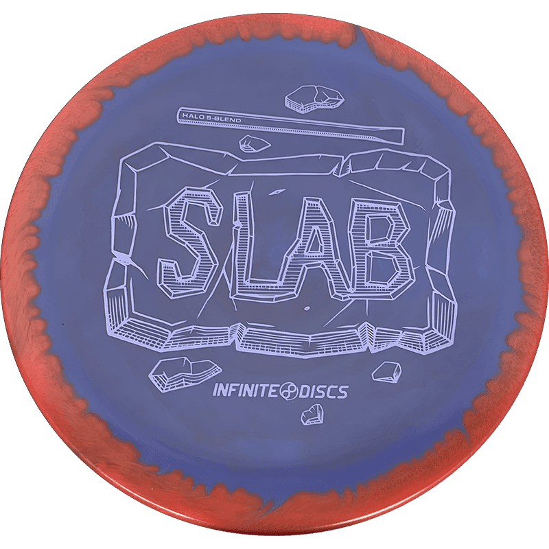 Infinite Discs Slab - Halo S-Blend / 173-75g - Lavender w/ Orange Rim (Lavender Foil) *1013*