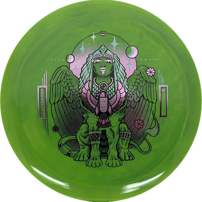 Infinite Discs Sphinx Infinite Discs Sphinx - Swirly S-Blend - Zoe Andyke Tour Series / 173-75g - Dirty Lime Swirl (Lavender/Oil Slick) - Skyline Disc Golf