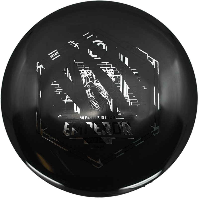 Infinite Discs Emperor - S-Blend / 173-75g - Black (Black/Silver Foil)
