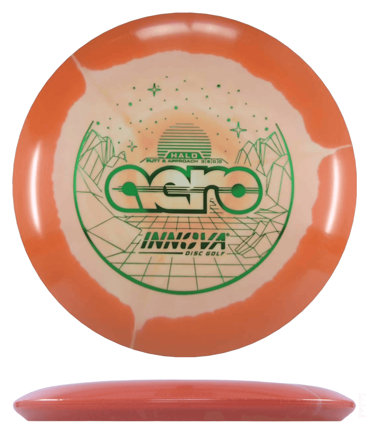 Innova Aero - Halo Star / 177g - Orange (Green Foil) - Skyline Disc Golf
