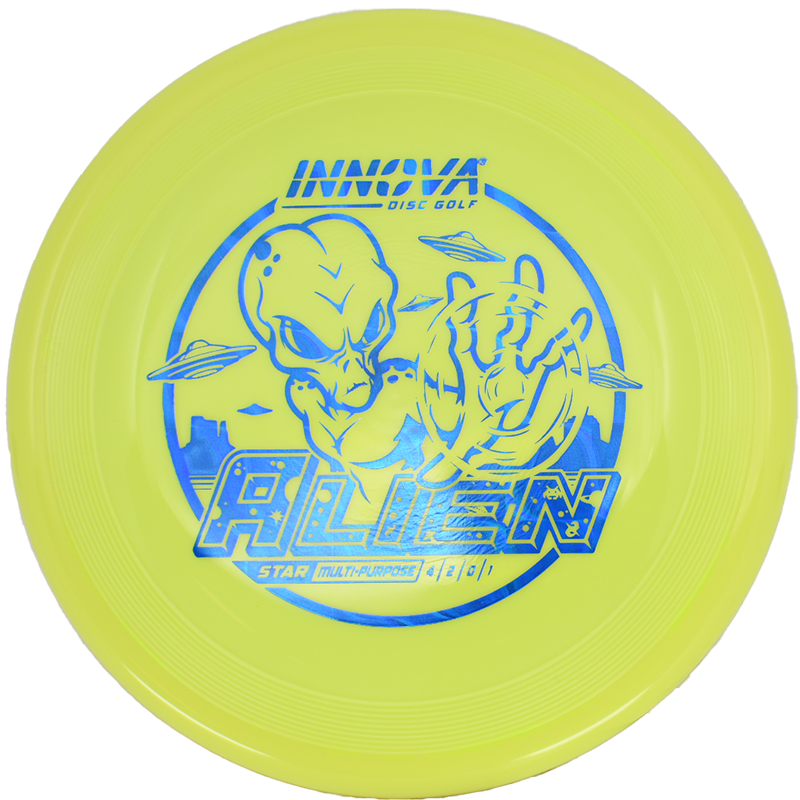 Innova Alien Innova Alien - Star / 179g - Yellow (Blue Chrome) - Skyline Disc Golf