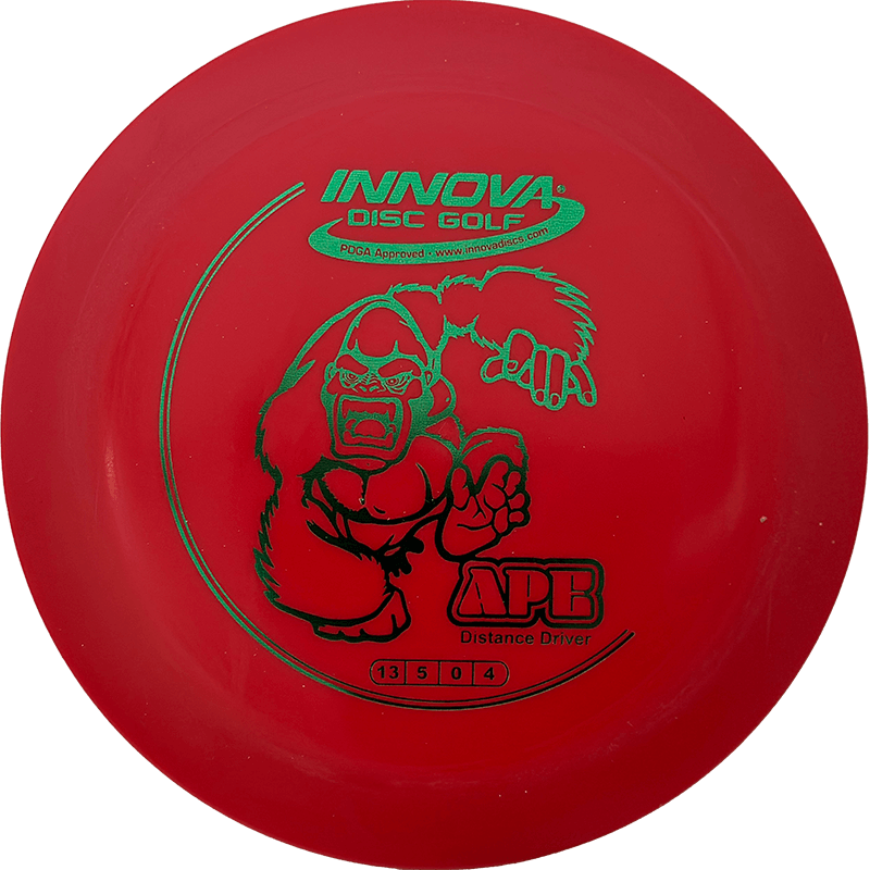 Innova Ape Innova Ape - DX / 168g - Red (Green Foil) - Skyline Disc Golf