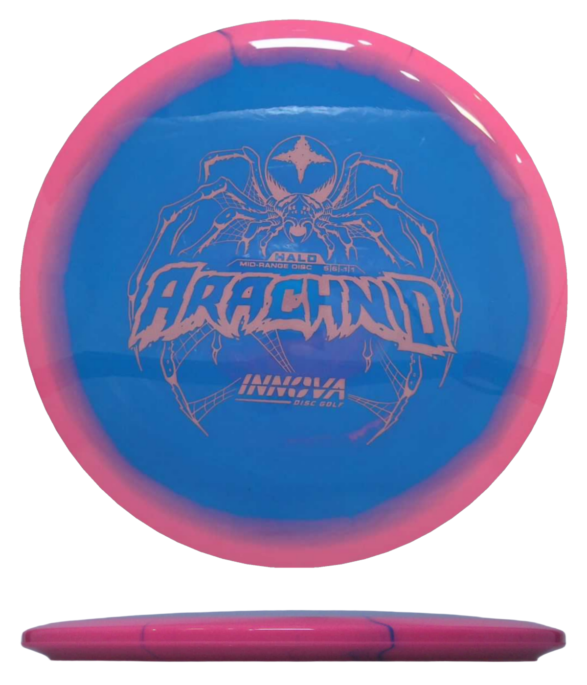 Innova Arachnid - Halo Star / 180g - Blue w/ Pink Rim (Pink) - Skyline Disc Golf