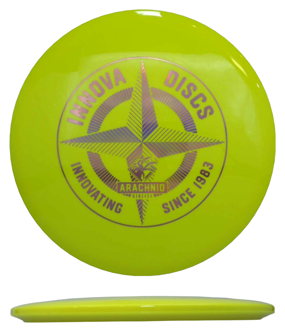 Innova Arachnid - Star / 180g - Yellow (Pink Chrome) *144* - Skyline Disc Golf