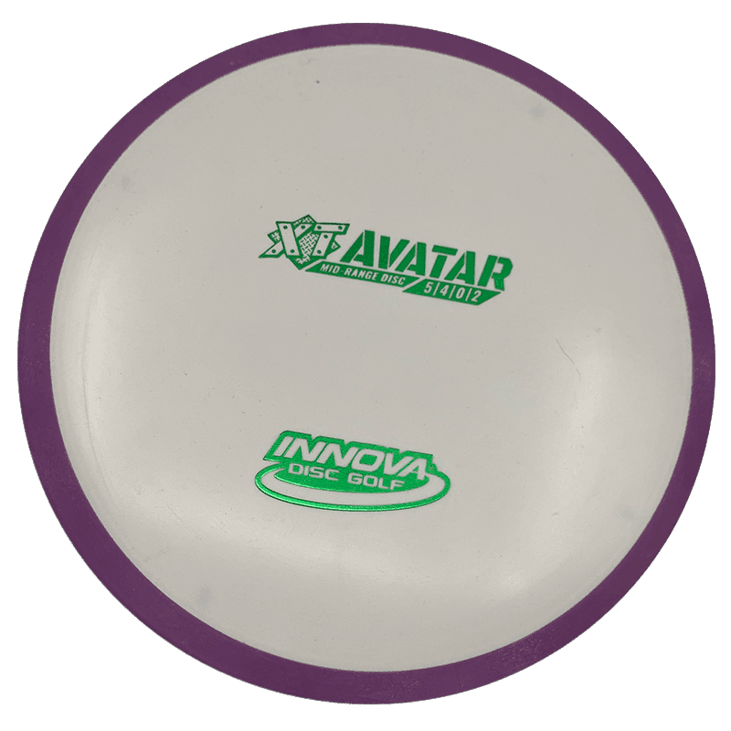 Innova Avatar Innova Avatar - XT / 180g - White w/ Purple Rim (Green Foil) - Skyline Disc Golf