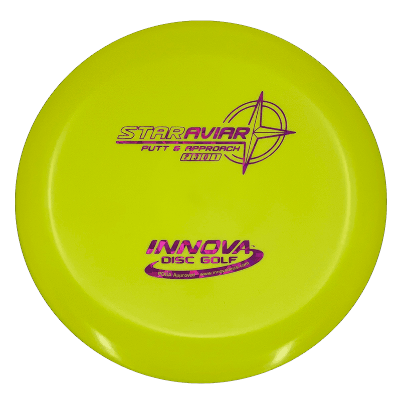 Innova Aviar Innova Aviar - Star / 173-75g - Yellow (Pink Shatter) - Skyline Disc Golf