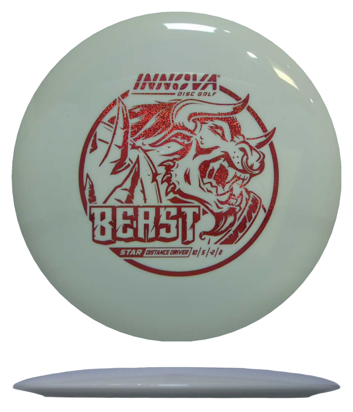 Innova Beast - Star / 171g - White (Red Glitter) - Skyline Disc Golf